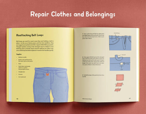 Book (Paperback) - Mending Life: A Handbook for Repairing Clothes and Hearts
