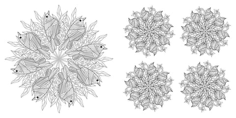 Coloring Book (Paperbacka) - Animal Mandalas