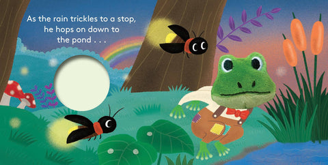 Board Book - Little Cottage Frog Finger Puppet