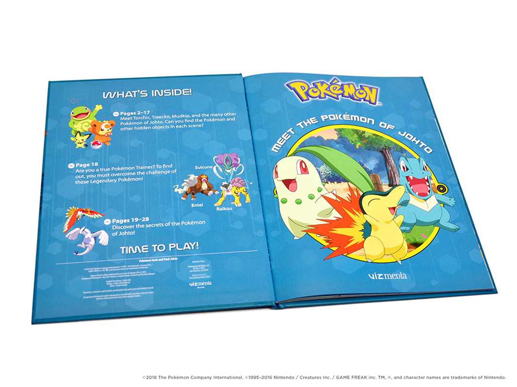 Book (Hardcover) - Pokémon Seek and Find: Johto