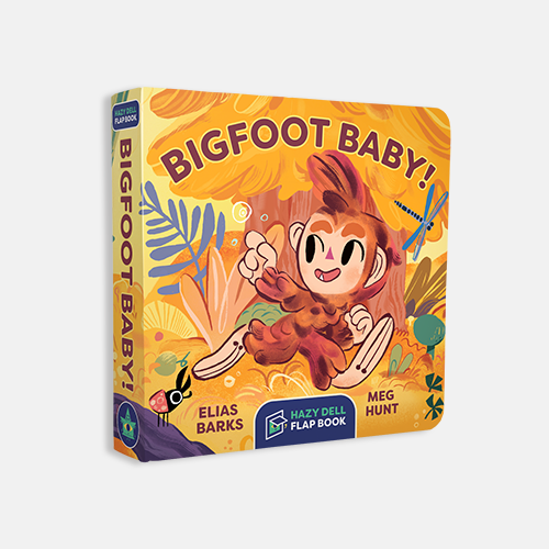 Board Book - Bigfoot Baby!: A Hazy Dell Flap Book