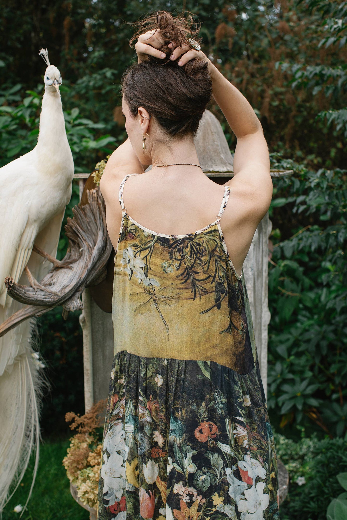 Bohéme Slip Dress - I Dream in Flowers with Bees