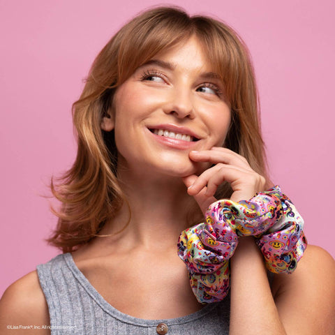 Pillow Scrunchies® in Satin - Lisa Frank x Kitsch The Fantastic World of Lisa Frank