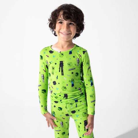 2 Piece Pajama Set - Minecraft Mob Squad