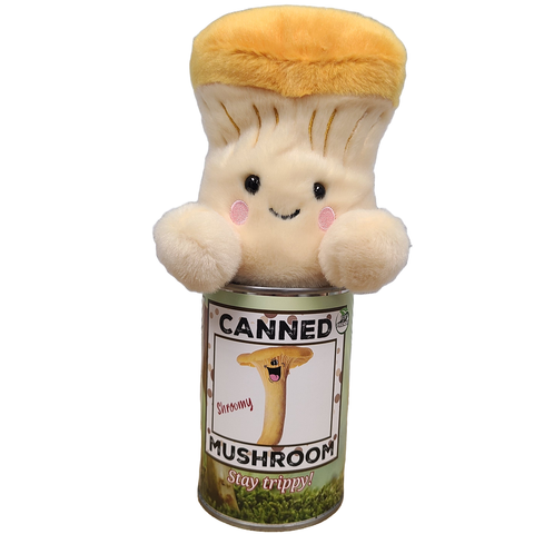 Stuffed Animal - Shroomy The Canned Chanterelle Mushroom