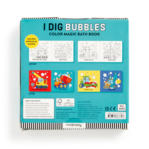Bath Book - I Dig Bubbles! Color Magic