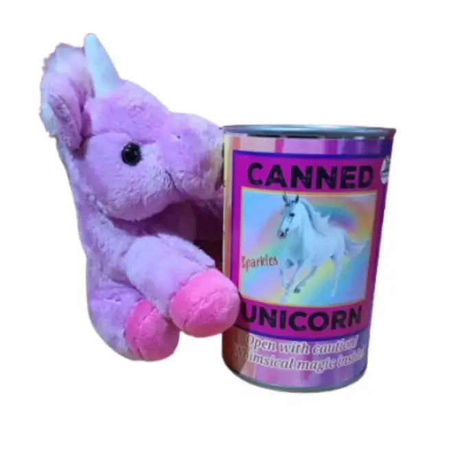 Stuffed Animal - Sparkles the Canned Rainbow Unicorn