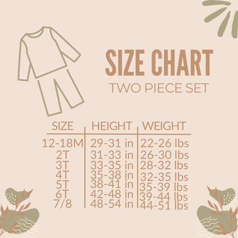 2 Piece Pajamas (Long Sleeve) - Spellbound