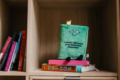 Plush - Fantasy Green Book "I Like My Fantasies With Impressive Wingspans"