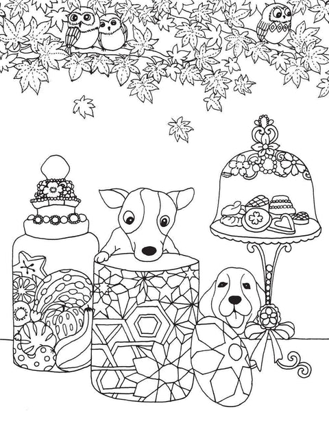 Coloring Book - A Million Dogs