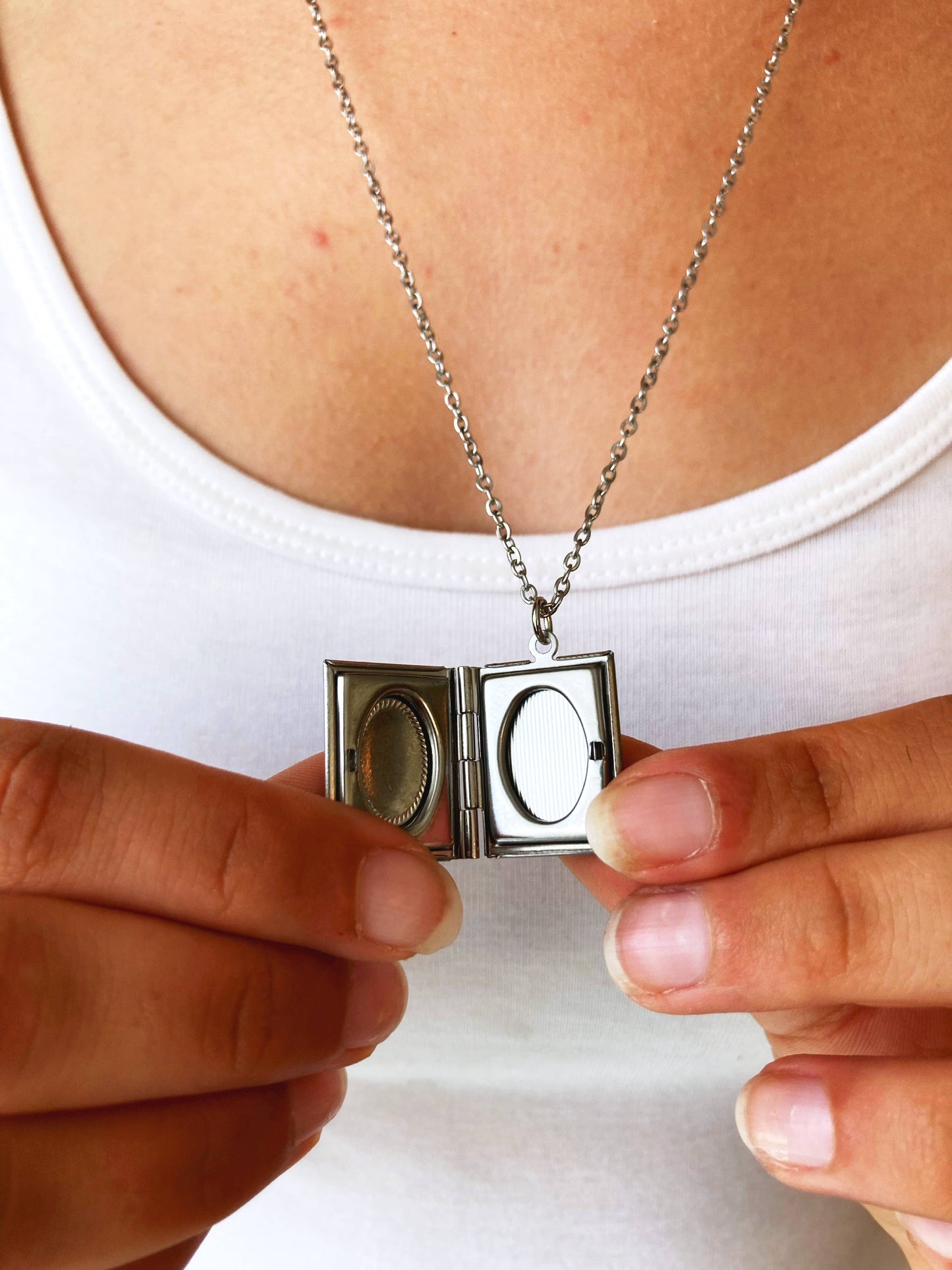 Book Locket - Beetlejuice: Handbook of the Recently Deceased (Stainless Steel)