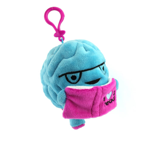 Keychain - Brain I Love To Read 5”