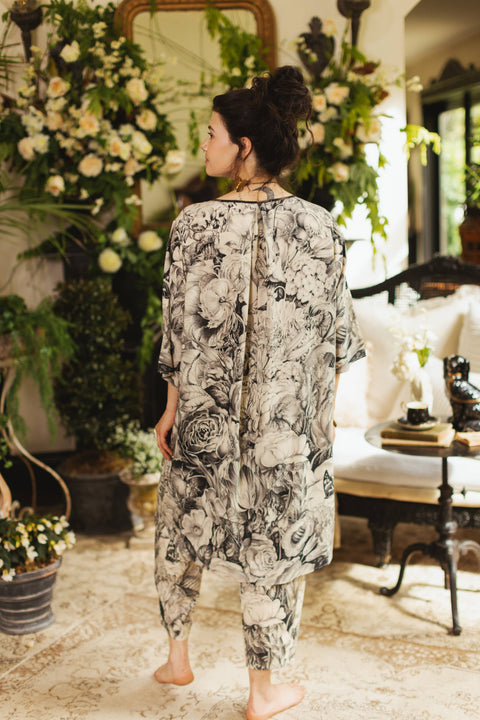 Artist Dress with Pockets - Honey & The Moon Florals & Bees