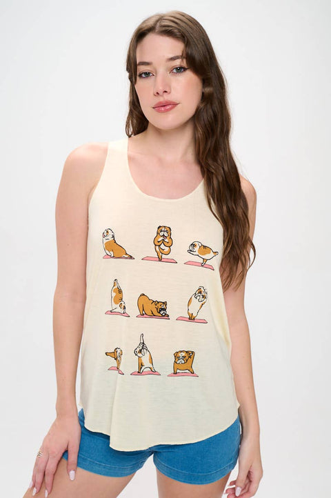 Tank Top - Bulldog Yoga