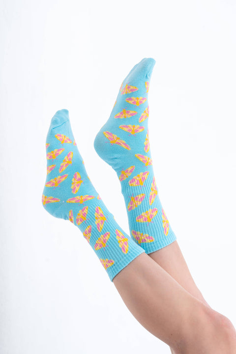 Socks - Rosy Maple Moth