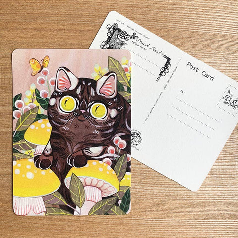 Postcard - Yellow Butterfly