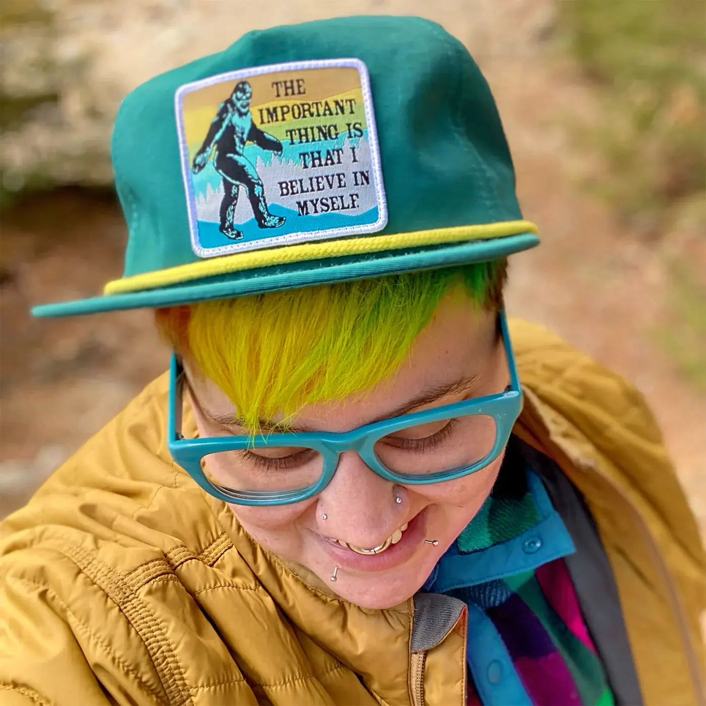 Rope Hat - Bigfoot Believe (Teal)