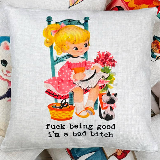 Throw Pillow - Bad Bitch