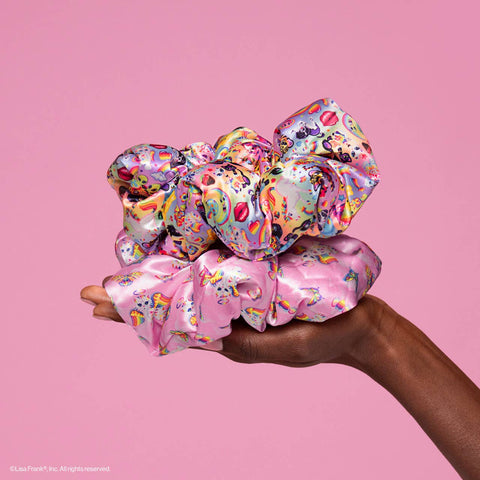 Pillow Scrunchies® in Satin - Lisa Frank x Kitsch The Fantastic World of Lisa Frank