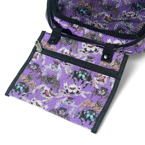 Travel Organizer Case - Jumping Spiders