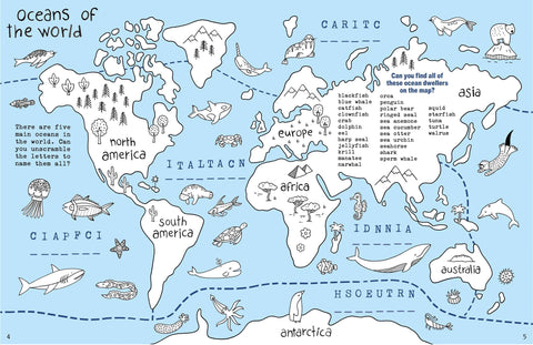 Activity Book - Kids Unplugged: Ocean Quest