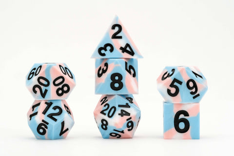 Pride Silicone Dice - Transgender