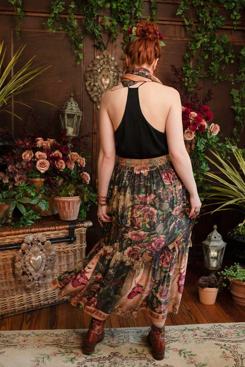 Atelier Skirt - Courage Dear Heart with Floral Print
