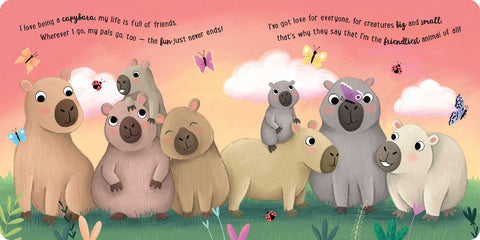 Board Book - I Love Being a Capybara