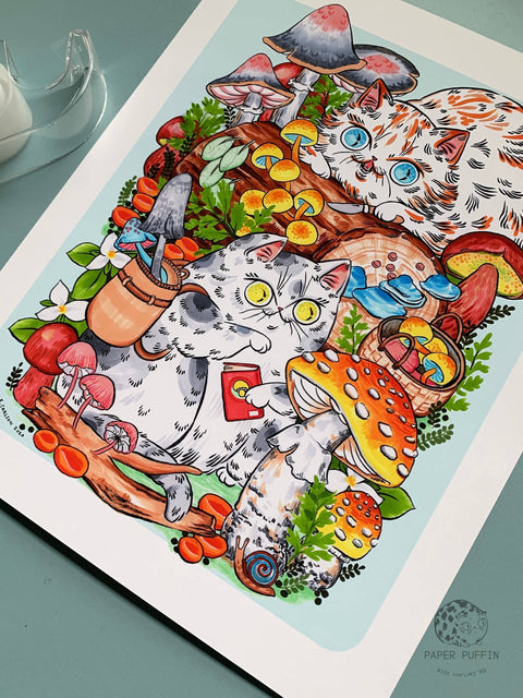 Art Print - Curious Foragers