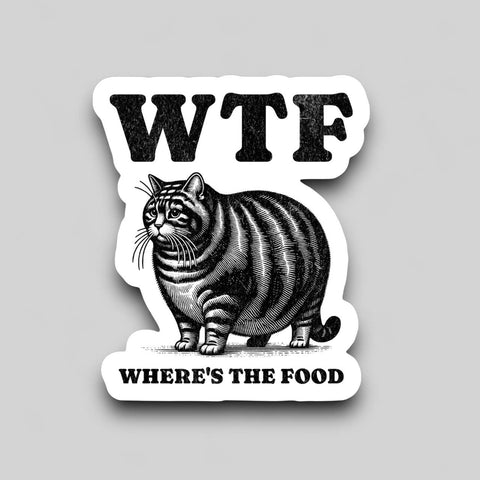Sticker - Cat WTF