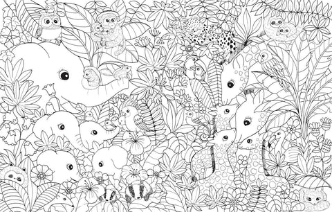 Coloring Book - A Million Baby Animals