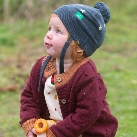 Knitted Cardigan - Berry Popcorn