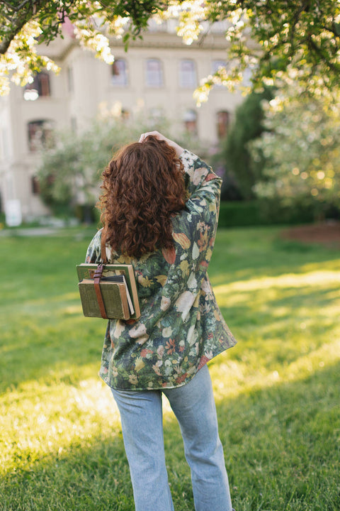 Fleece Lined Cozy Cardigan Kimono Jacket - I Dream in Flowers