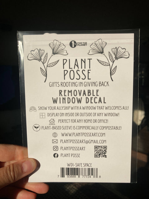 Window Decal - Safe Space