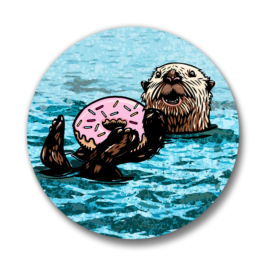 Button Pin - Sea Otter