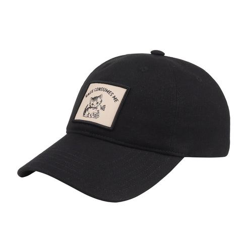 Baseball Cap - Rage Consumes Me Cat Patch