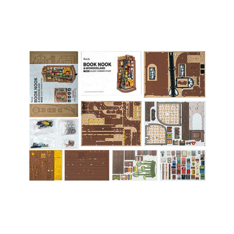 DIY Book Nook Kit - Silent Corner Study