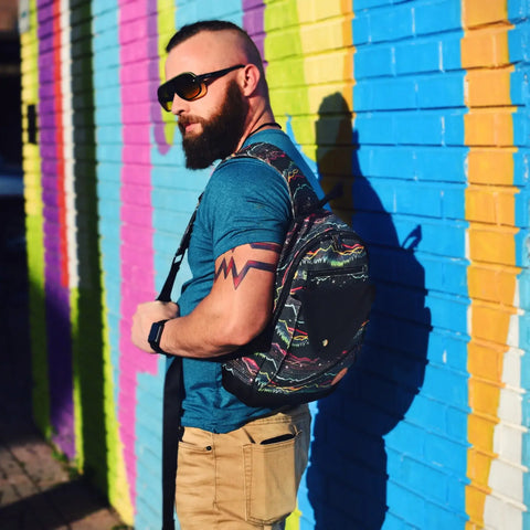 Sling Backpack - Jumping Spiders