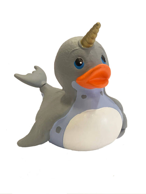 Bath Toy - Rubber Duck Narwhal