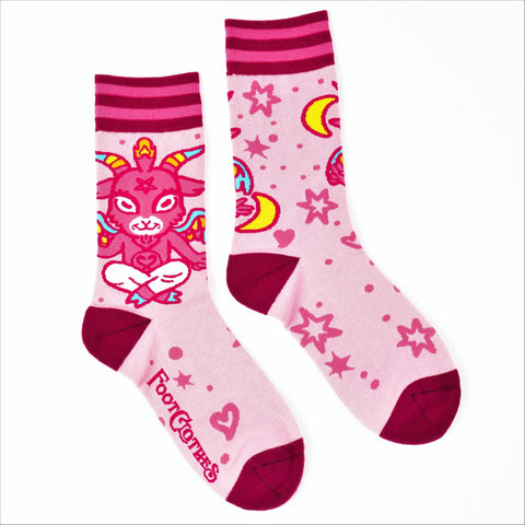 Crew Socks - Cute Baphomet