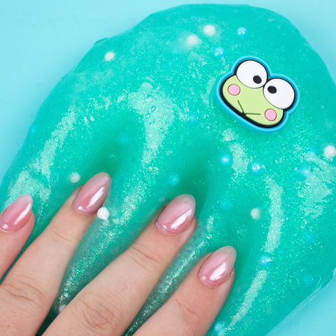 Slimy Gloop - Jar Topper Slime (Keroppi)