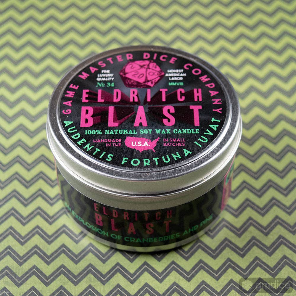 Gaming Candle (8oz) - Eldritch Blast