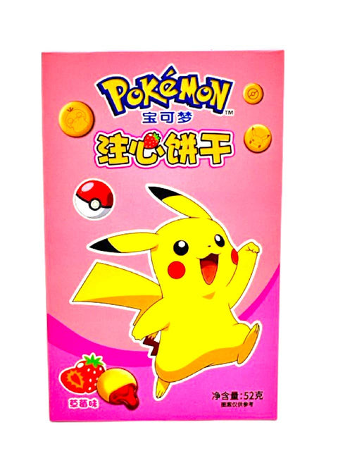 Cookies - Pokemon Strawberry Filled 52g (China)