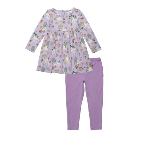 Empire Dress With Leggings (Long Sleeve) - Folk Magic