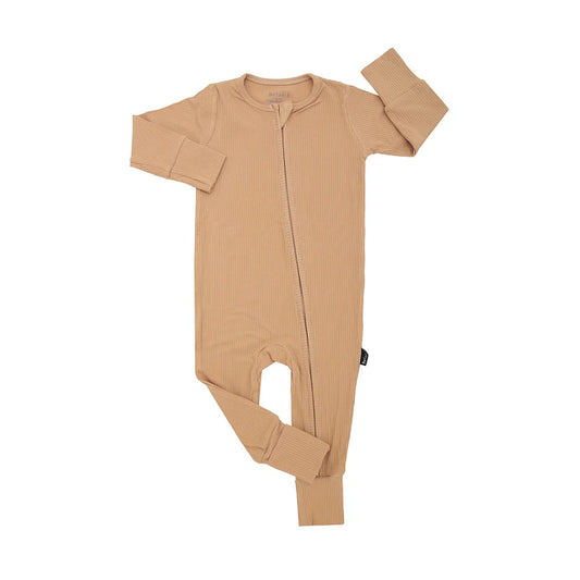 Coverall (Zipper) - Ribbed Amber