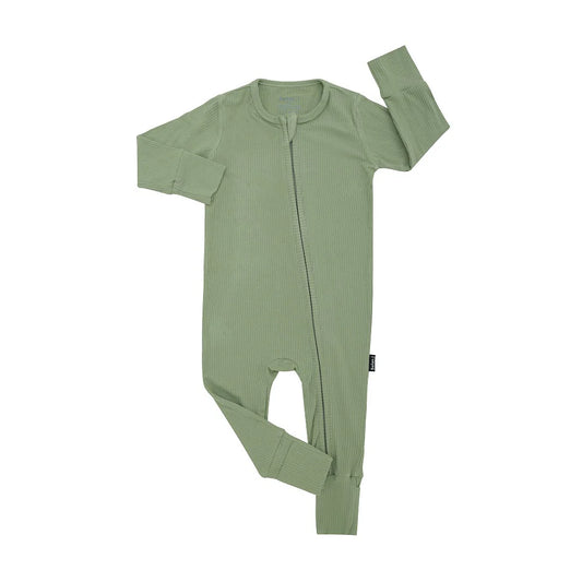 Coverall (Zipper) - Ribbed Clover