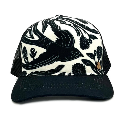 Trucker Hat – Meadow Bohemian Print