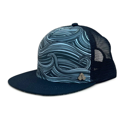 Trucker Hat – Waves Silver