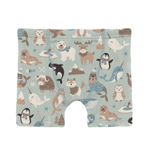 Boxer Briefs - Aloe Arctic Animals