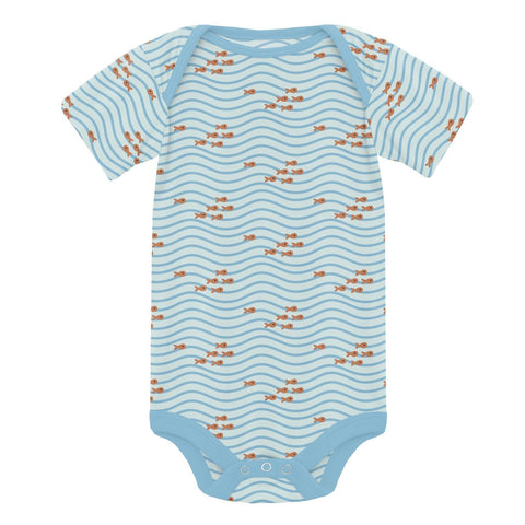 Onesie (Short Sleeve) -  Fresh Air Little Fishy
